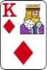 King of Diamonds floating decoration