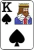 King of Spades floating decoration